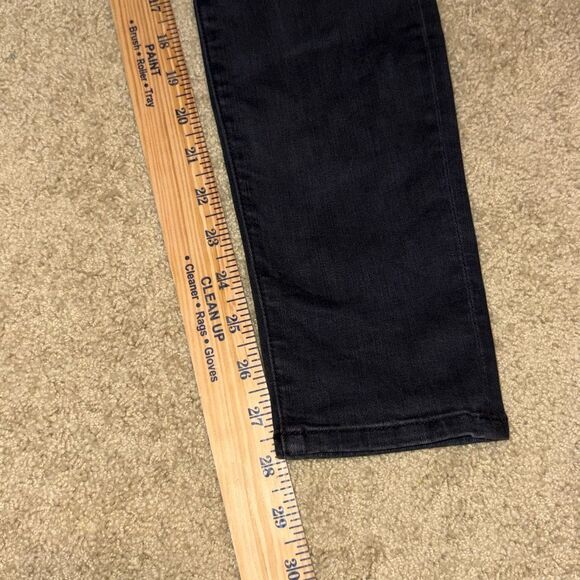 Mother Denim High Waisted Looker Dancing in the Dark washed black ankle jeans si - Picture 10 of 13